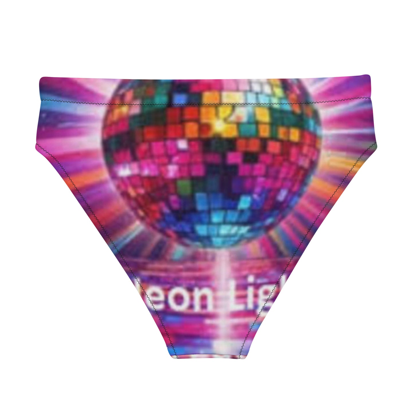 Recycled high-waisted bikini bottom