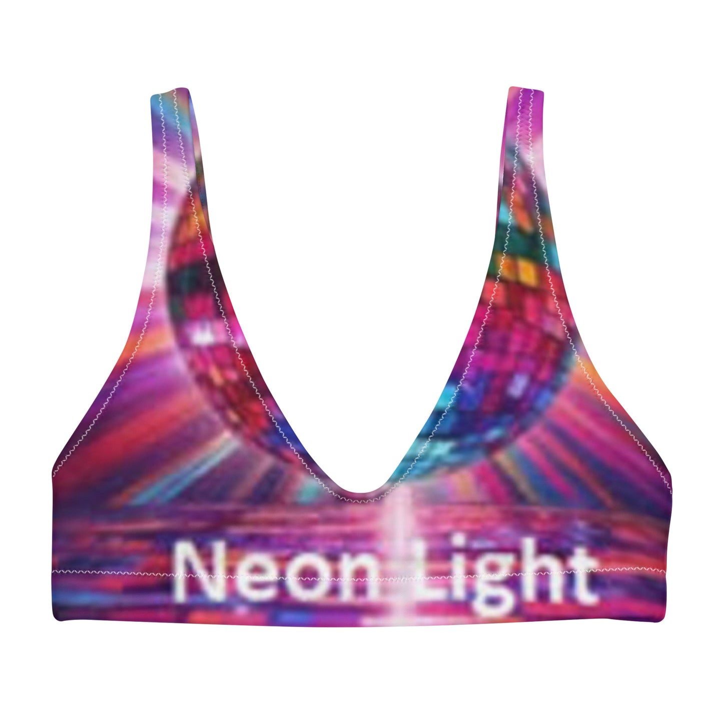 Recycled padded bikini top