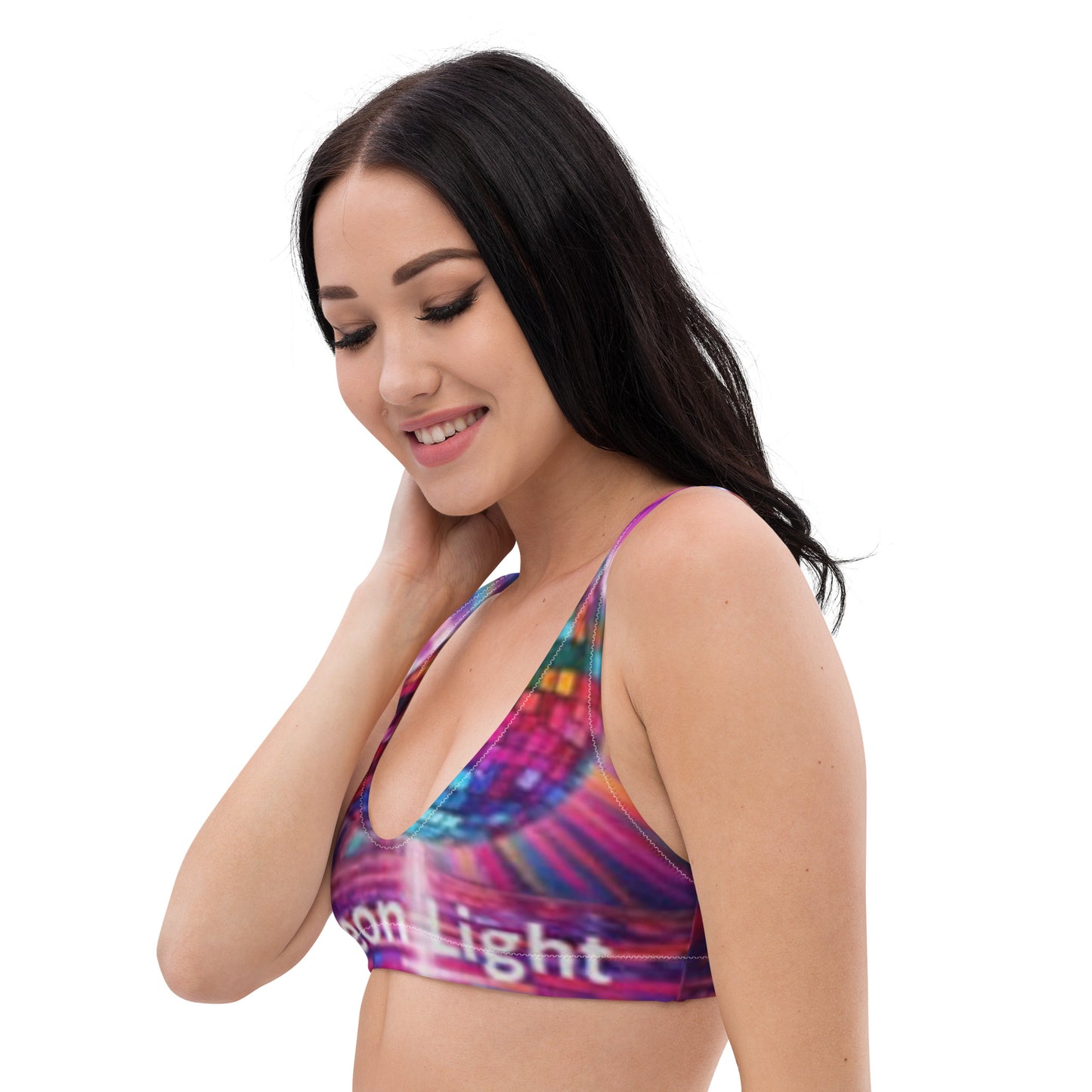 Recycled padded bikini top