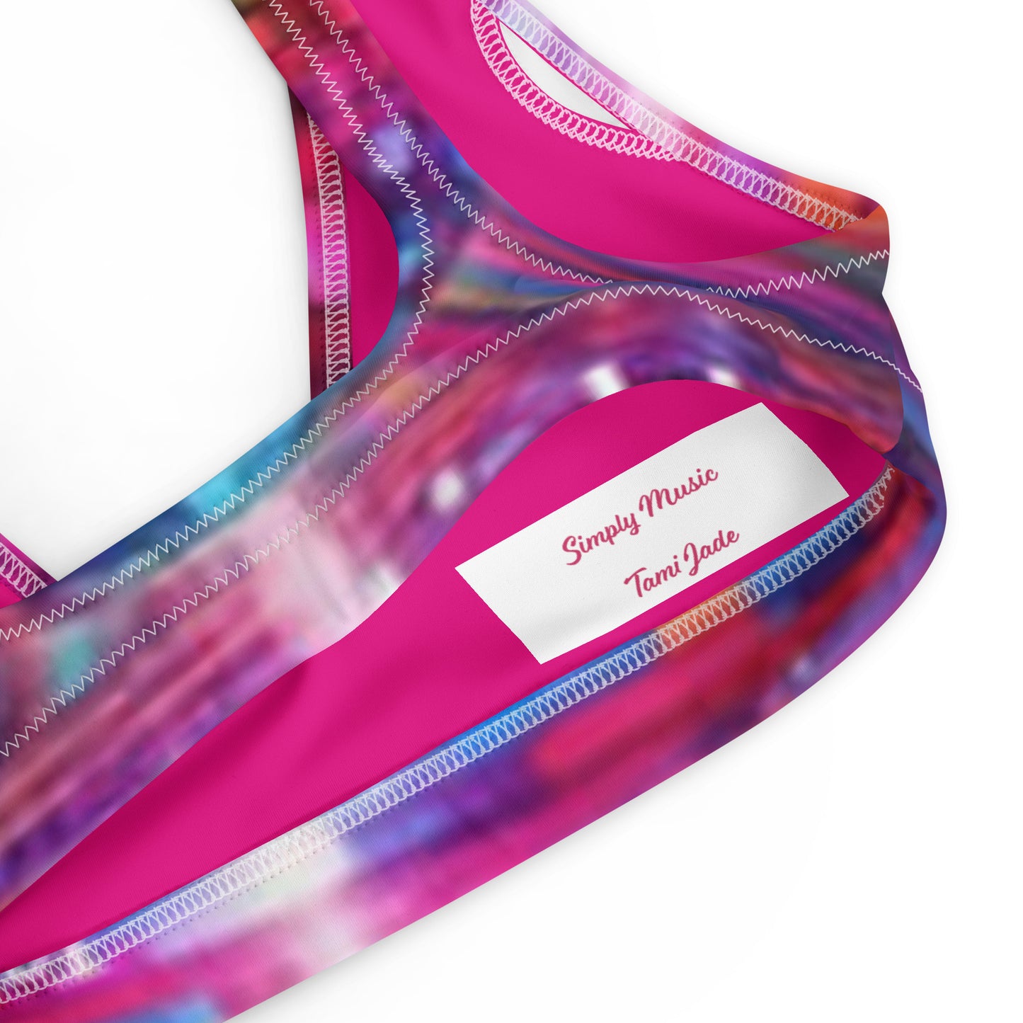 Recycled padded bikini top